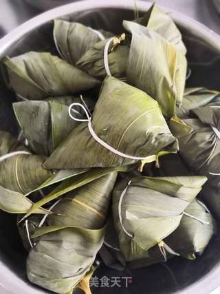 蜜豆蜜枣粽的做法步骤:11