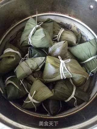 花生杂豆粽子的做法步骤：4