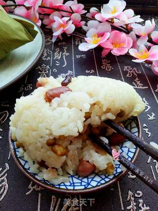 花生杂豆粽子的做法步骤：9