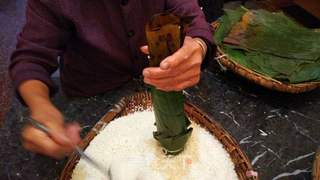 别样端午粽子之条粽(又称马蹄粽)的做法步骤:12