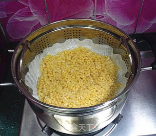 蔓越莓绿豆糕的做法步骤:3