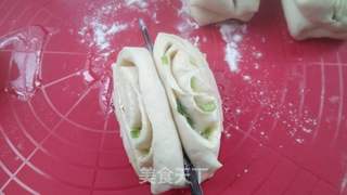 葱油花卷的做法步骤:7