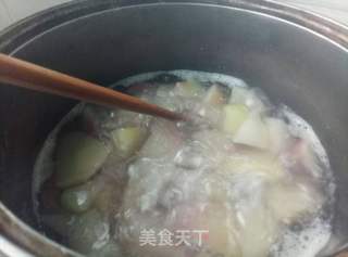 鲜桃水果羹的做法步骤:6