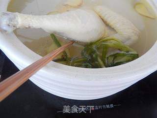 蒜香白切鸡的做法步骤:5