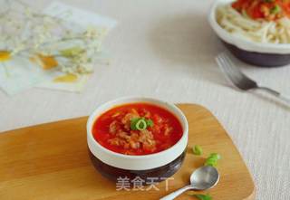 中式茄汁肉酱面的做法步骤:10