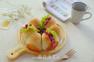 全麦花环面包的做法步骤:11