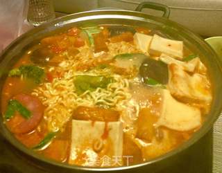 牛肉部队火锅的做法步骤:6