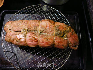 香草烤猪腰肉Tenderloin的做法步骤:5