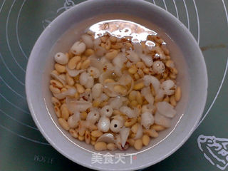 安神豆浆的做法步骤:4