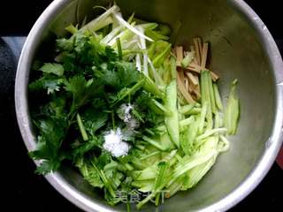 老虎菜的做法步骤:7