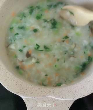 五彩鲜味粥的做法步骤：10