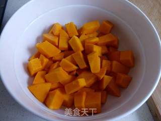 南瓜银耳羹的做法步骤:4