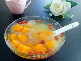 南瓜银耳羹的做法步骤:7
