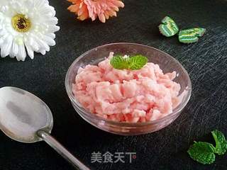 蜜桃西瓜沙冰的做法步骤:8