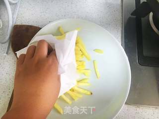 炸薯条的做法步骤:6