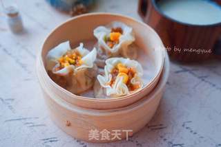 蛋黄烧卖的做法步骤:15
