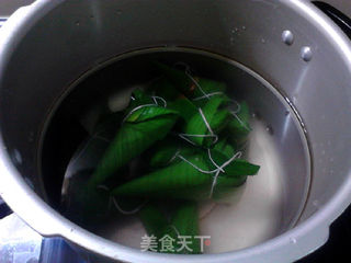 松茸坛子肉粽的做法步骤:17
