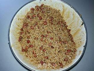红豆梅花肉粽的做法步骤:3