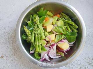 时蔬烤鸡腿的做法步骤:4
