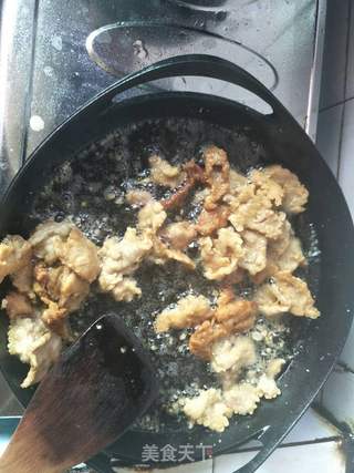 锅包肉的做法步骤:3