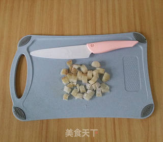香菇狭鳕鱼蔬菜粥的做法步骤：5