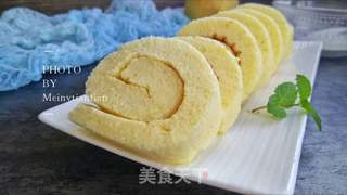 原味酸奶蛋糕卷的做法步骤:13