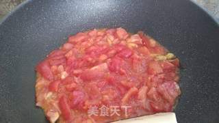 番茄猪肝糯米粉浓汤的做法步骤:4