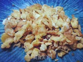 简易版培根炒饭的做法步骤:4