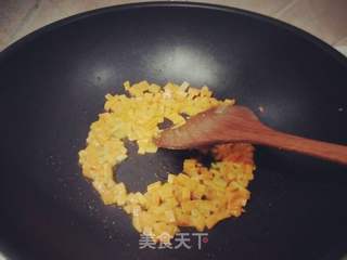 简易版培根炒饭的做法步骤:6