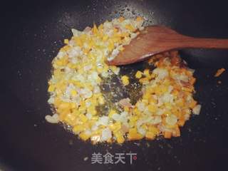 简易版培根炒饭的做法步骤:7