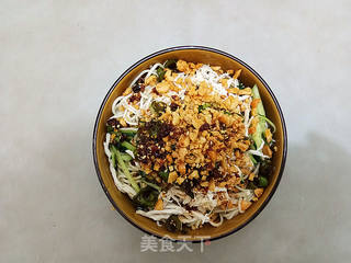 鸡丝凉面的做法步骤:13