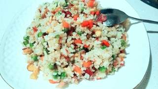 简易版培根炒饭的做法步骤:11