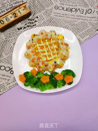 创意蛋炒饭的做法步骤:12