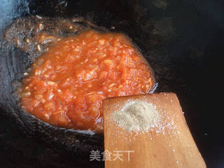 披萨酱拌面的做法步骤:8