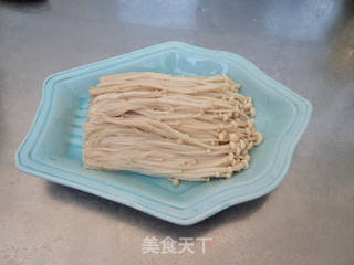 茄汁金针菇的做法步骤:3