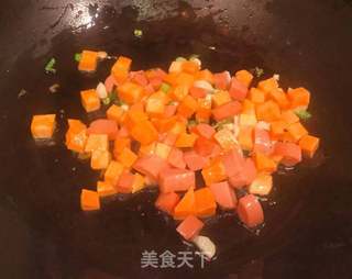 火腿豆腐羹的做法步骤:4