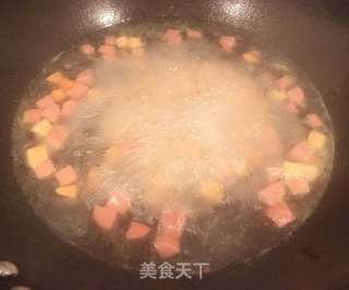 火腿豆腐羹的做法步骤:5