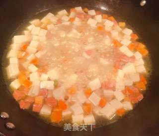 火腿豆腐羹的做法步骤:6