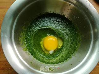翡翠鸡蛋饼的做法步骤:5