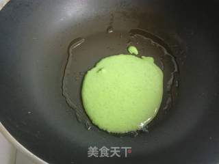 翡翠鸡蛋饼的做法步骤:9