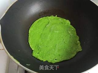 翡翠鸡蛋饼的做法步骤:10