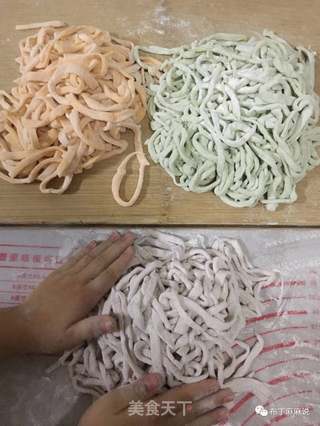 三彩手工面的做法步骤:6