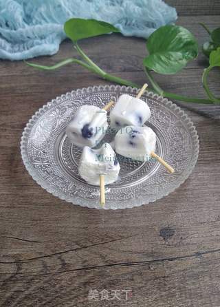 袖珍酸奶蓝莓棒冰的做法步骤:6