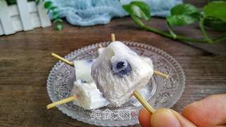 袖珍酸奶蓝莓棒冰的做法步骤:7