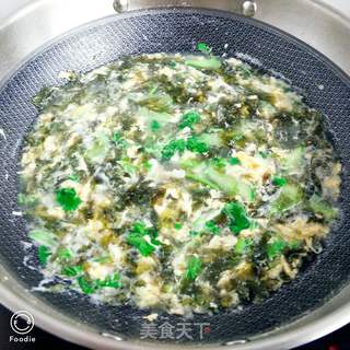 紫菜黄瓜蛋花汤的做法步骤:8