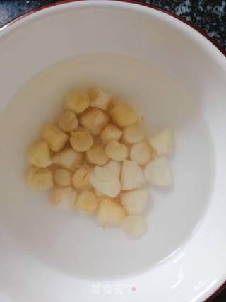 干贝杂菇牛肉羹的做法步骤:4