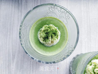 日式抹茶巴伐露斯的做法步骤:11