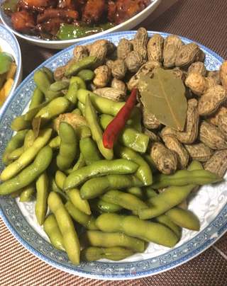 毛豆花生的做法步骤:8