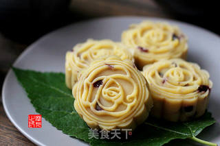 蔓越莓绿豆糕的做法步骤:17