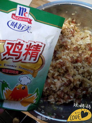 白菜饺子的做法步骤:8